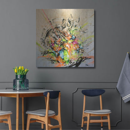 Luxe Metal Art 'Unison' by Taka Sudo, Metal Wall Art,36x36