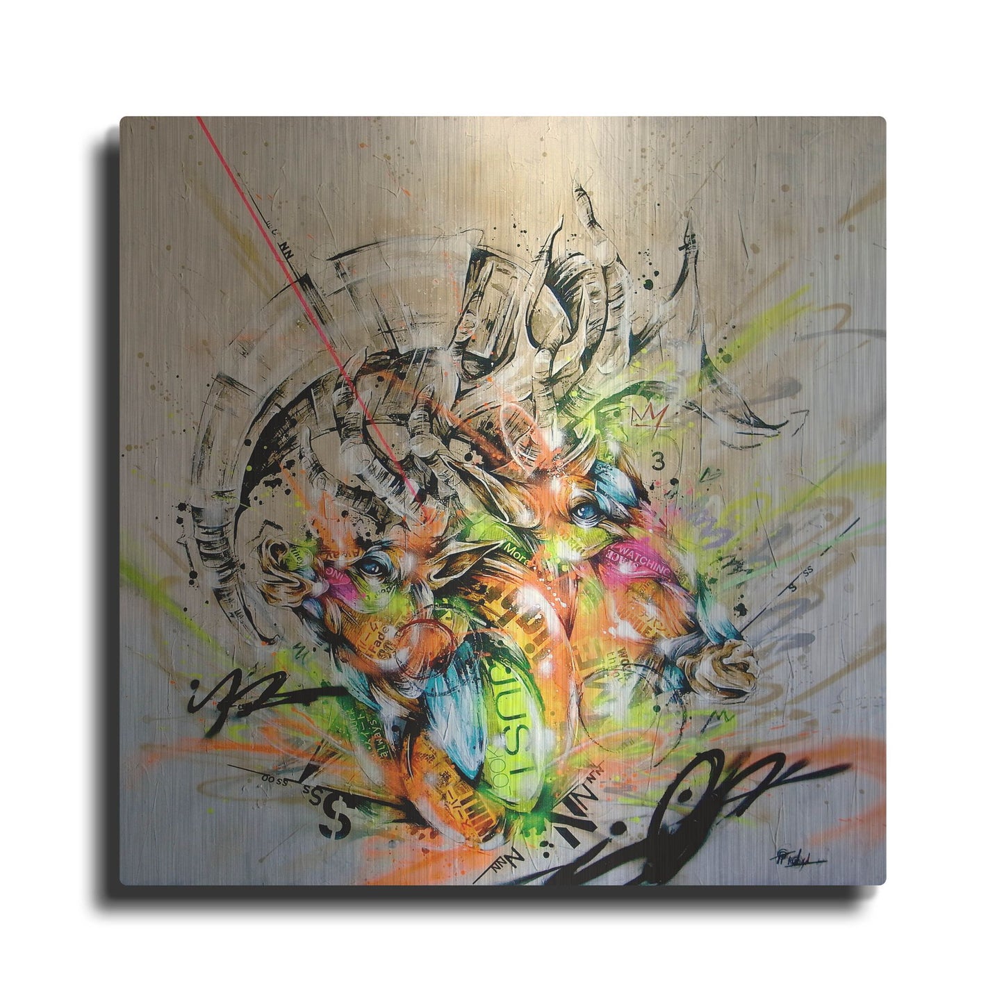 Luxe Metal Art 'Unison' by Taka Sudo, Metal Wall Art