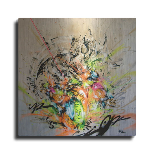 Luxe Metal Art 'Unison' by Taka Sudo, Metal Wall Art