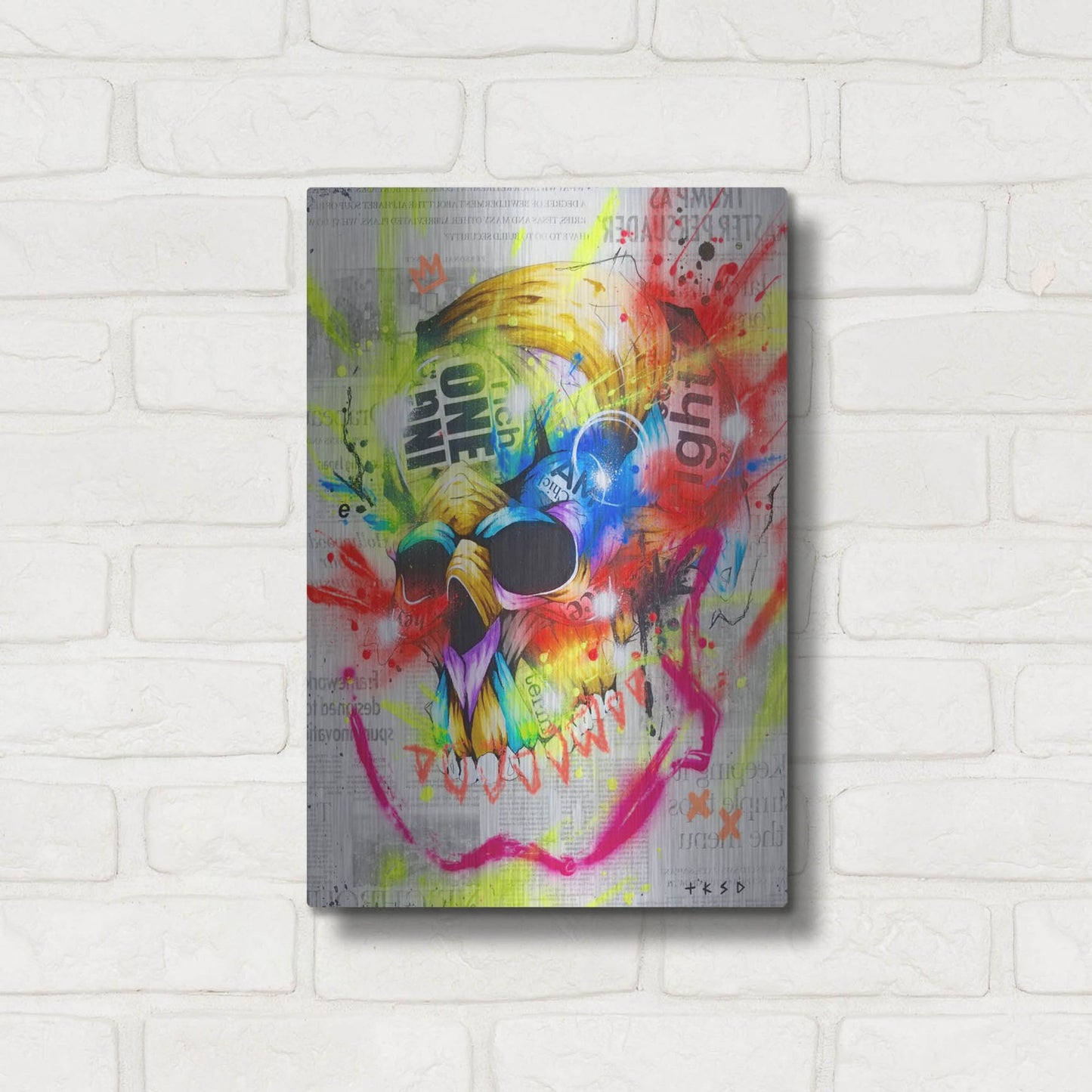 Luxe Metal Art 'Fall 1' by Taka Sudo, Metal Wall Art,12x16