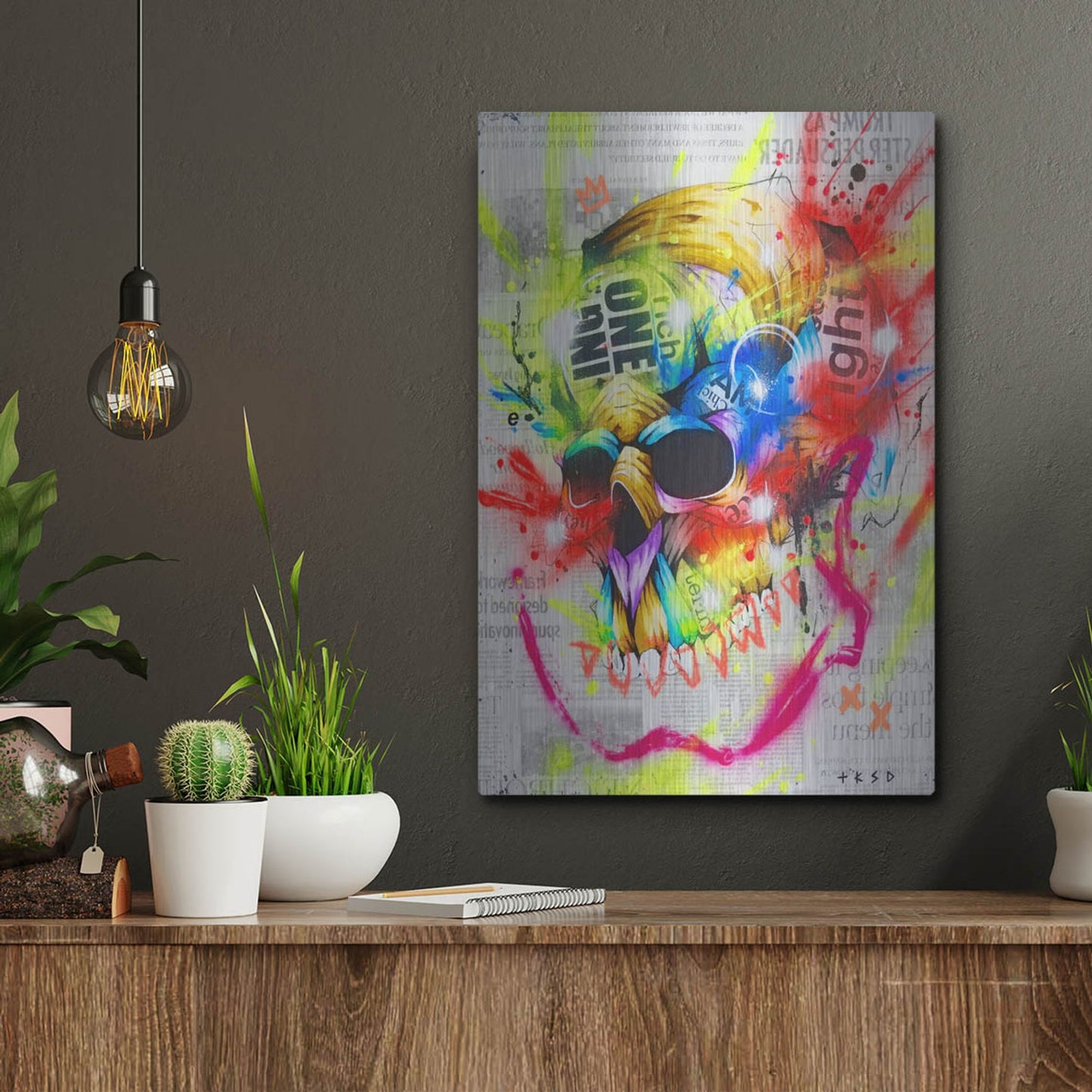 Luxe Metal Art 'Fall 1' by Taka Sudo, Metal Wall Art,12x16