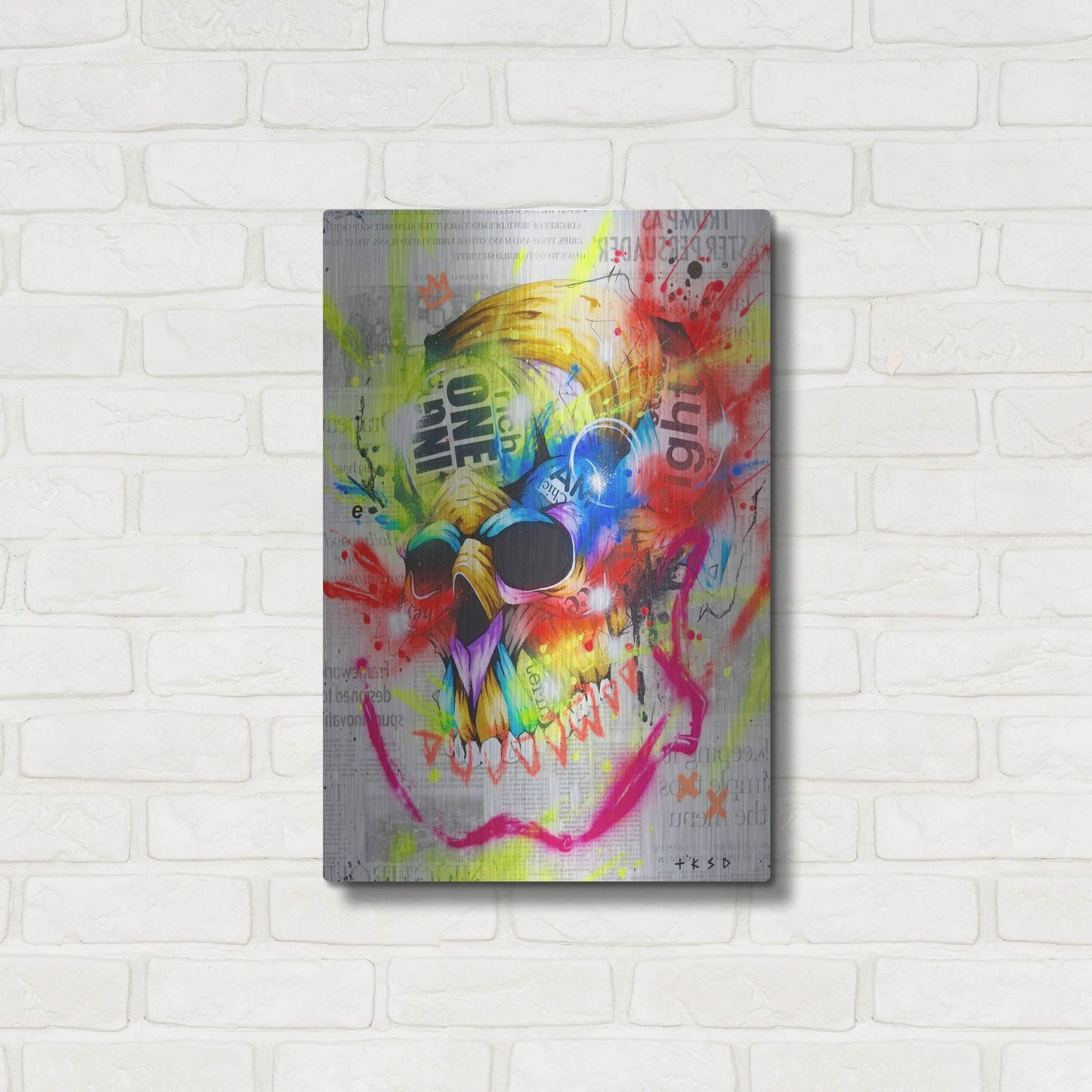 Luxe Metal Art 'Fall 1' by Taka Sudo, Metal Wall Art,16x24