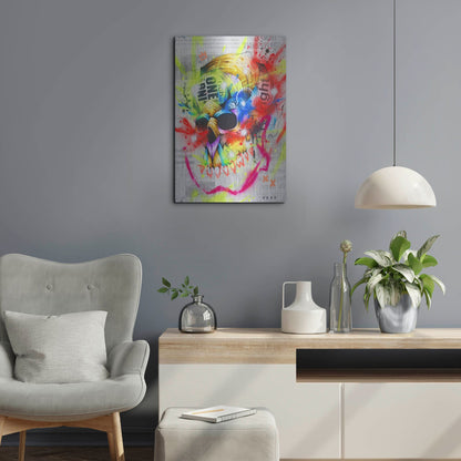 Luxe Metal Art 'Fall 1' by Taka Sudo, Metal Wall Art,16x24