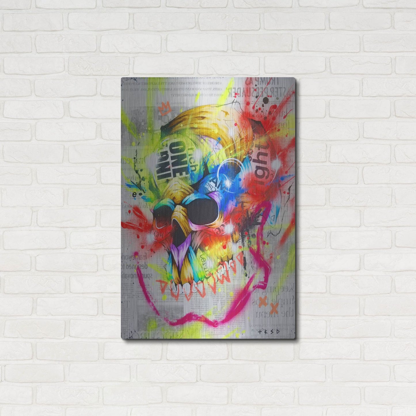 Luxe Metal Art 'Fall 1' by Taka Sudo, Metal Wall Art,24x36