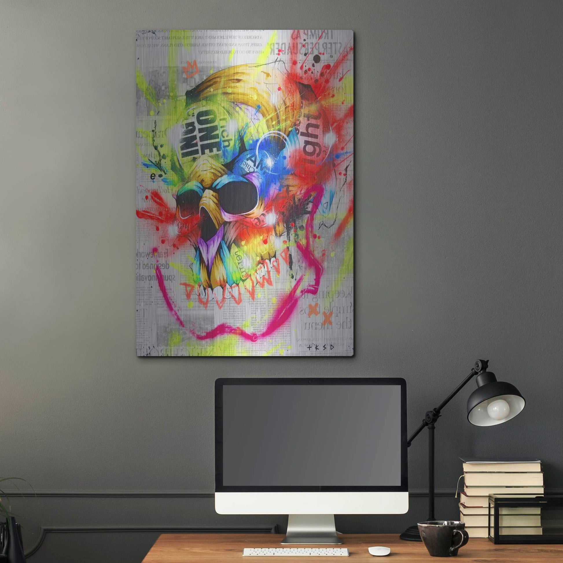 Luxe Metal Art 'Fall 1' by Taka Sudo, Metal Wall Art,24x36