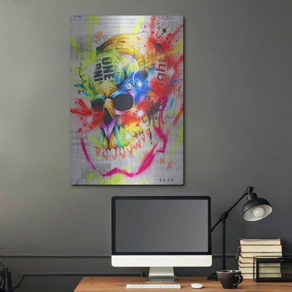 Luxe Metal Art 'Fall 1' by Taka Sudo, Metal Wall Art,24x36