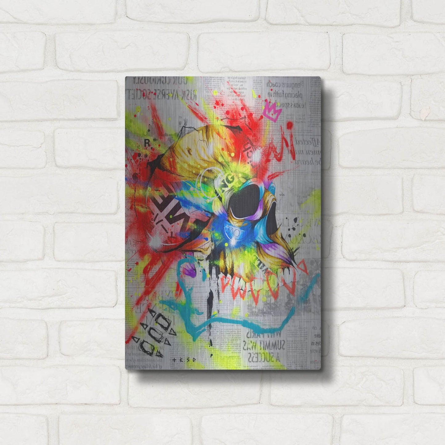 Luxe Metal Art 'Fall 2' by Taka Sudo, Metal Wall Art,12x16