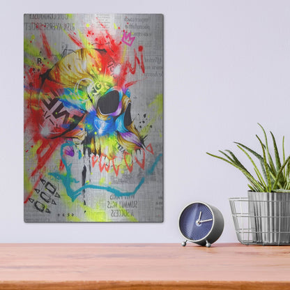 Luxe Metal Art 'Fall 2' by Taka Sudo, Metal Wall Art,12x16