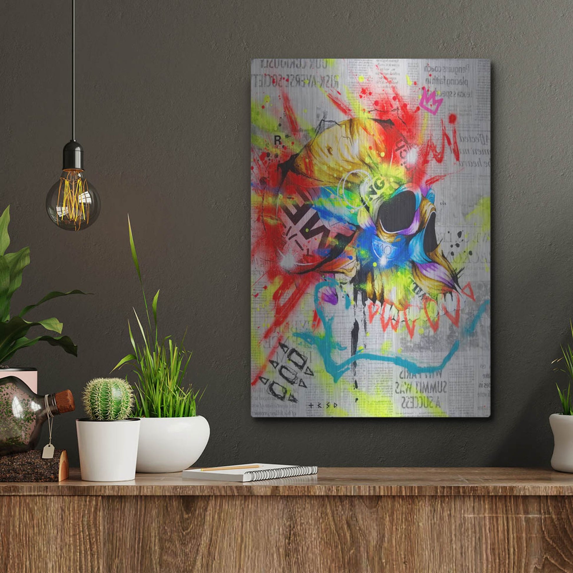 Luxe Metal Art 'Fall 2' by Taka Sudo, Metal Wall Art,12x16