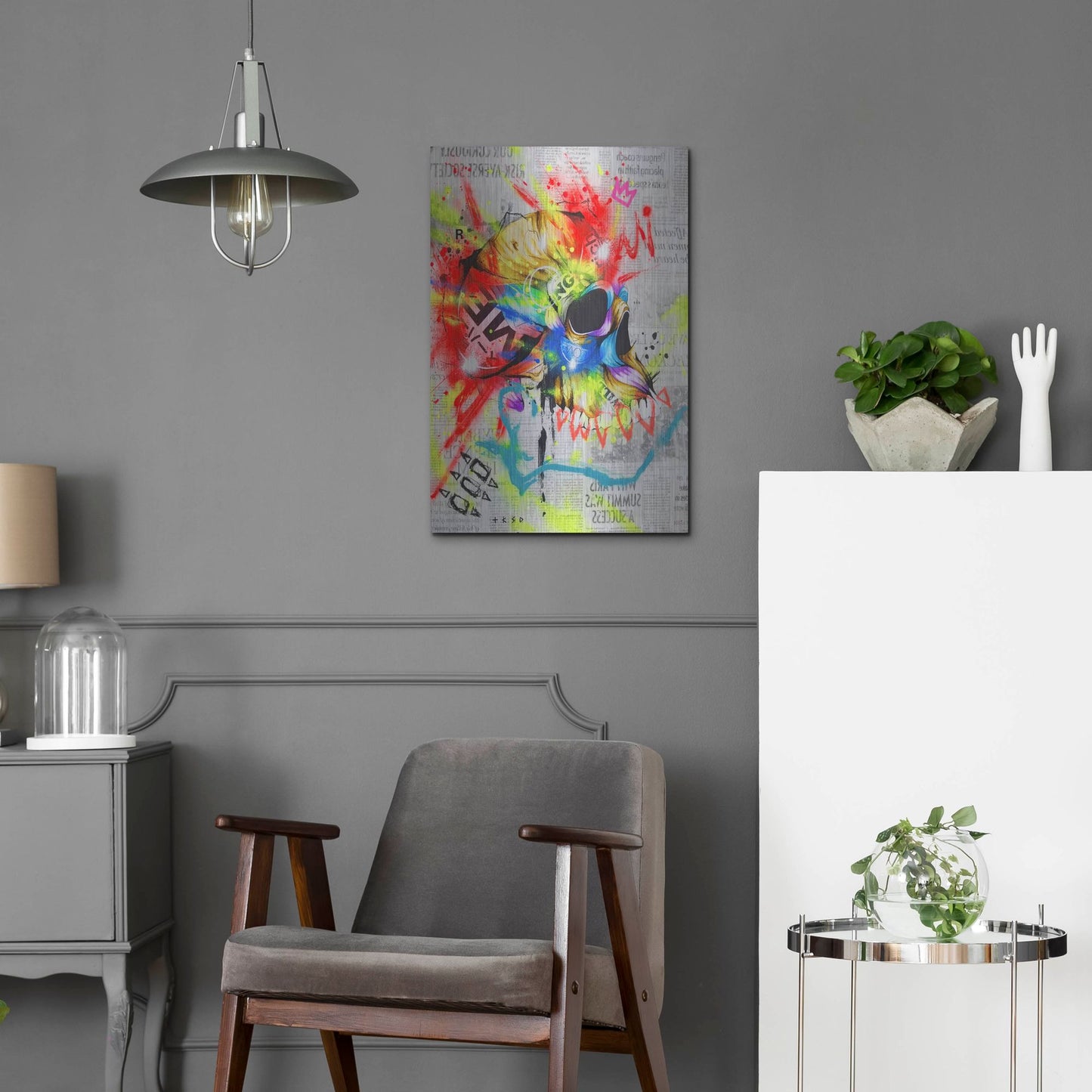 Luxe Metal Art 'Fall 2' by Taka Sudo, Metal Wall Art,16x24