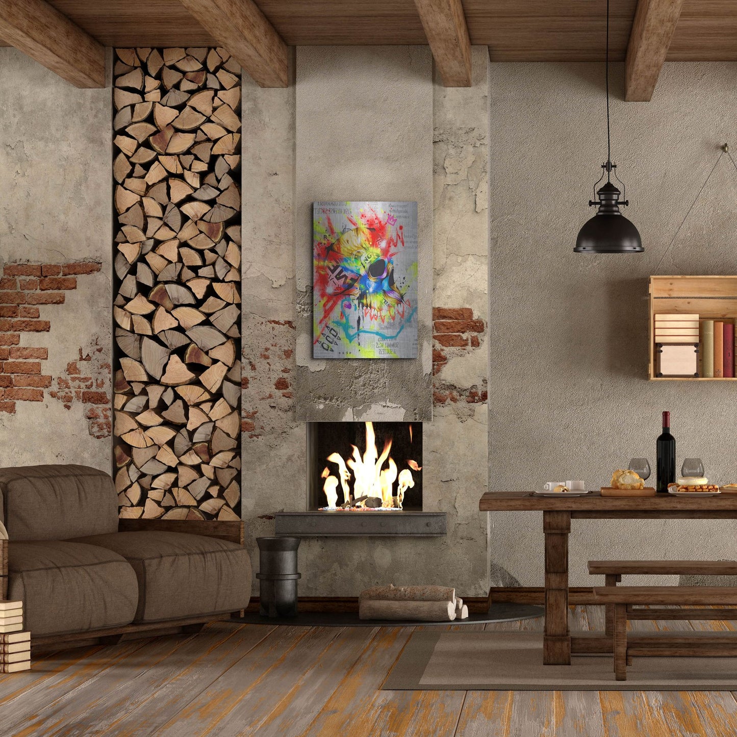 Luxe Metal Art 'Fall 2' by Taka Sudo, Metal Wall Art,24x36