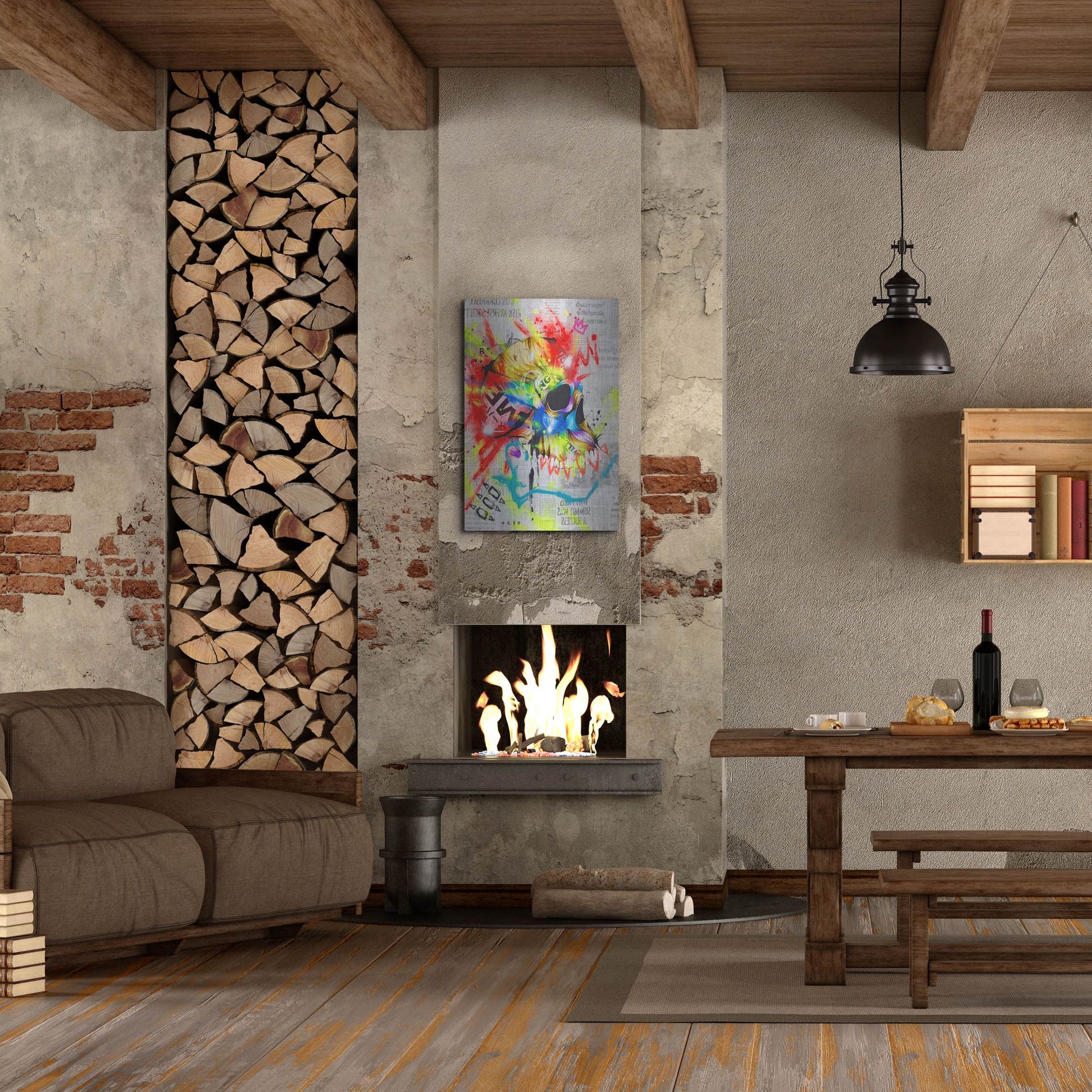 Luxe Metal Art 'Fall 2' by Taka Sudo, Metal Wall Art,24x36