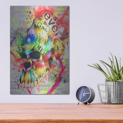 Luxe Metal Art 'Fall 3' by Taka Sudo, Metal Wall Art,12x16