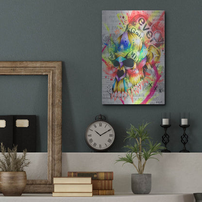 Luxe Metal Art 'Fall 3' by Taka Sudo, Metal Wall Art,12x16