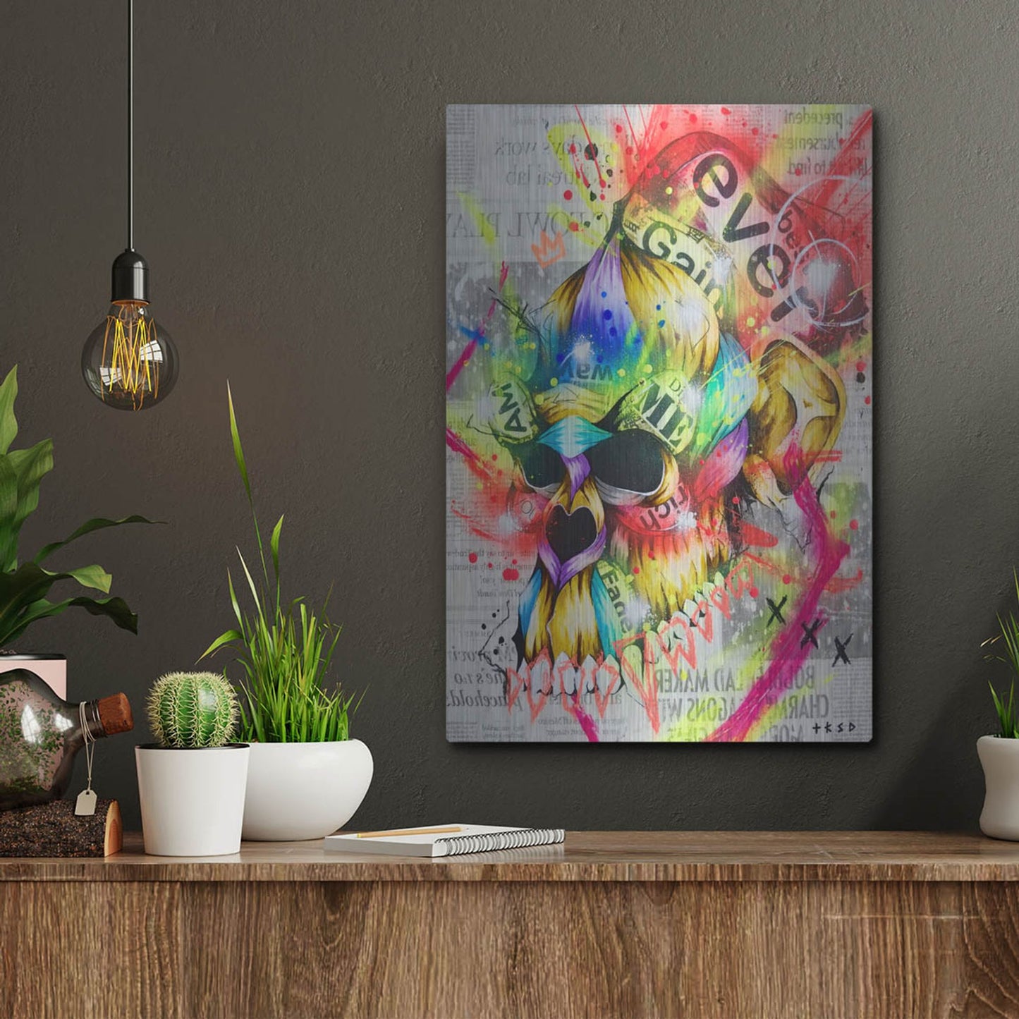 Luxe Metal Art 'Fall 3' by Taka Sudo, Metal Wall Art,12x16