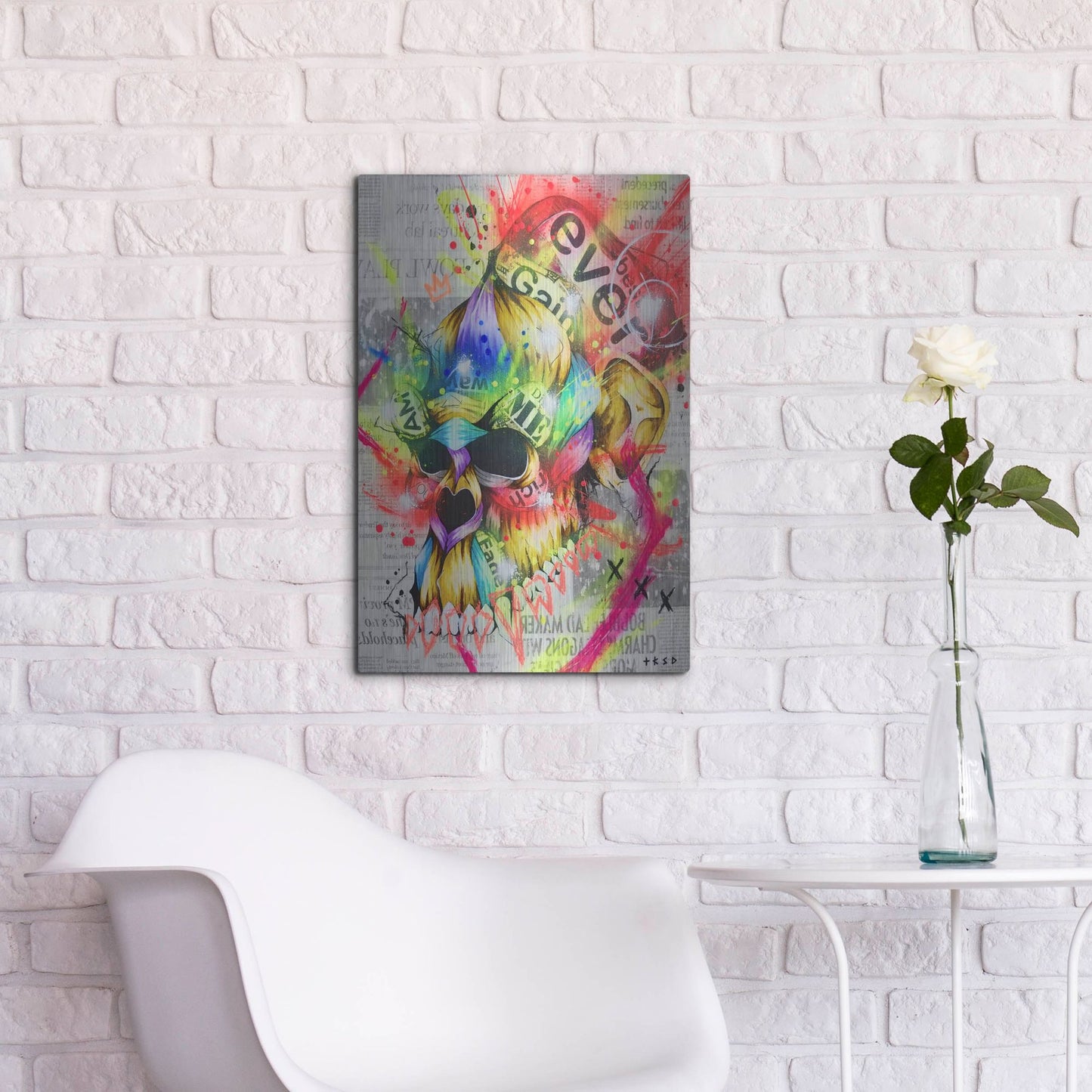 Luxe Metal Art 'Fall 3' by Taka Sudo, Metal Wall Art,16x24