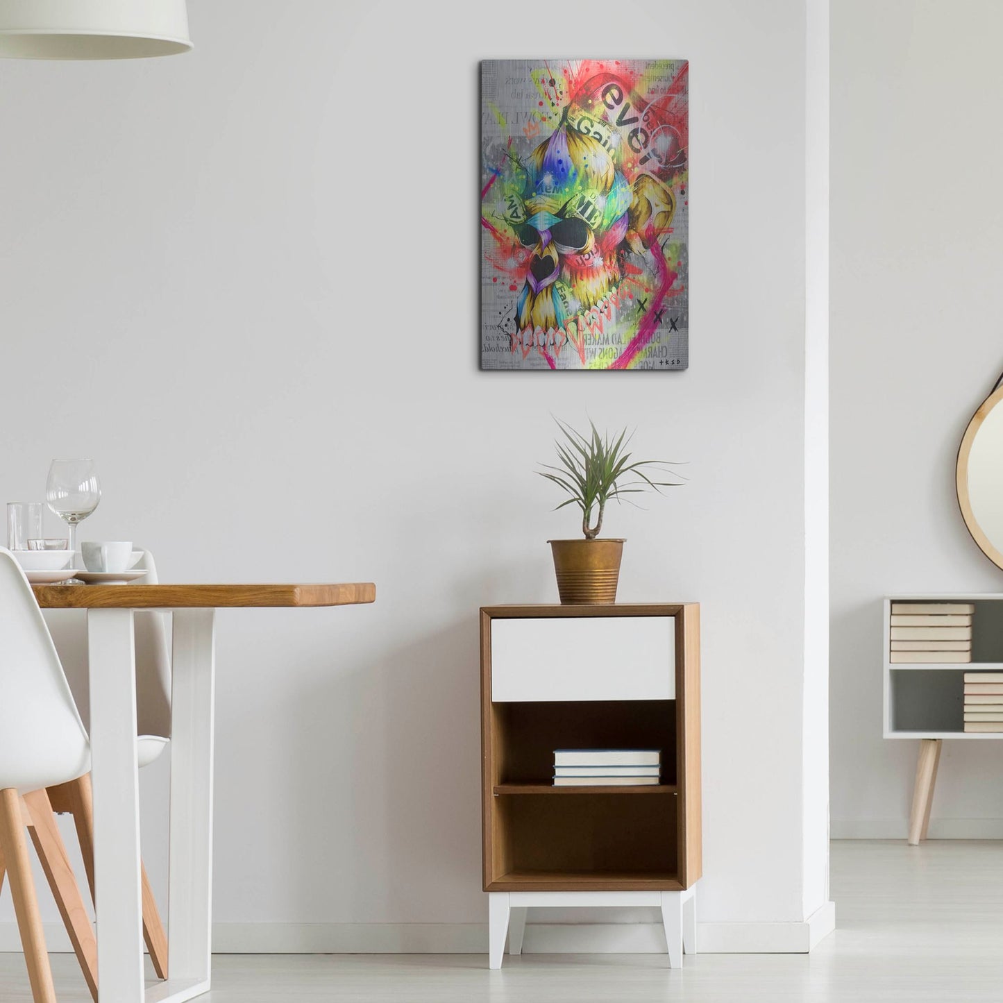 Luxe Metal Art 'Fall 3' by Taka Sudo, Metal Wall Art,16x24