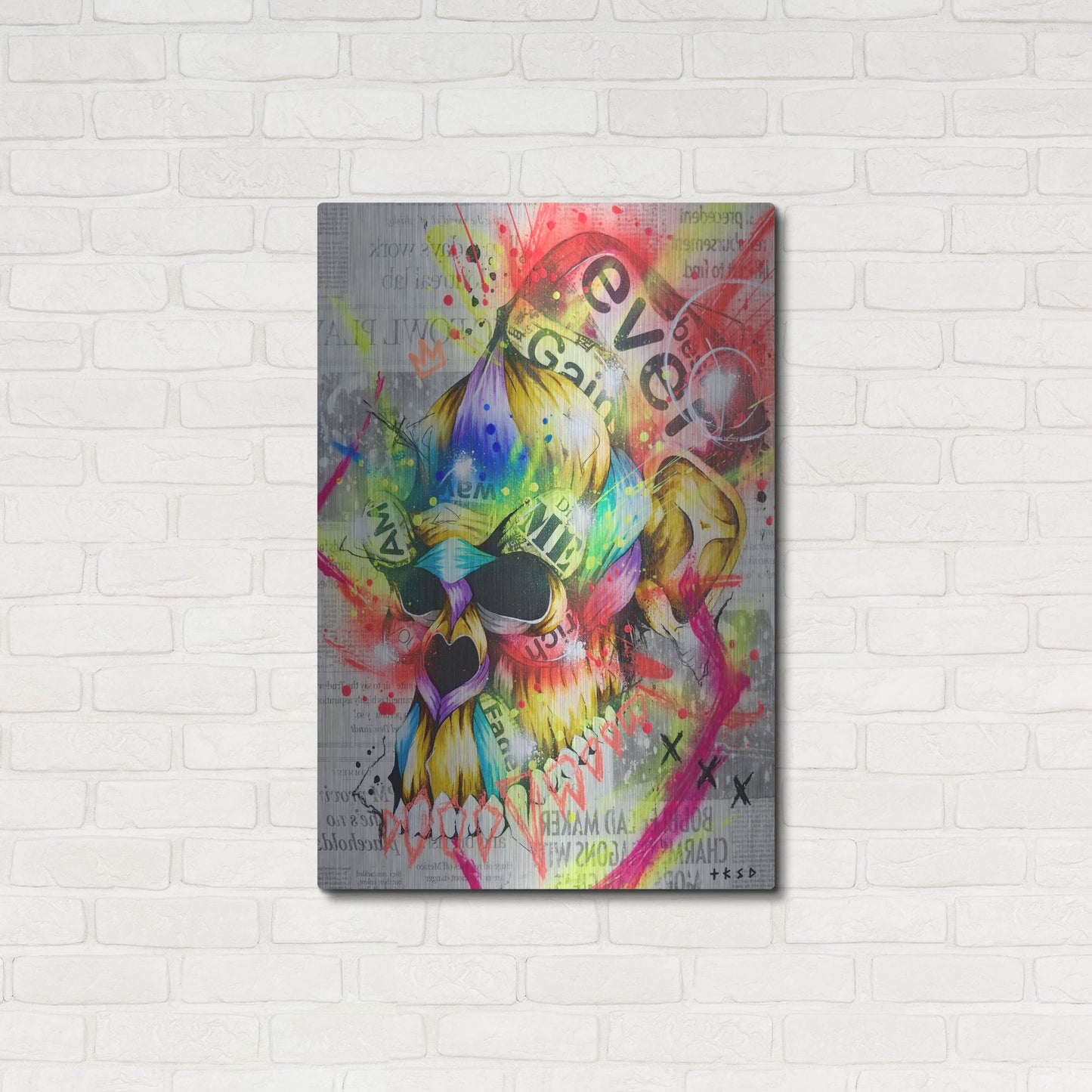 Luxe Metal Art 'Fall 3' by Taka Sudo, Metal Wall Art,24x36