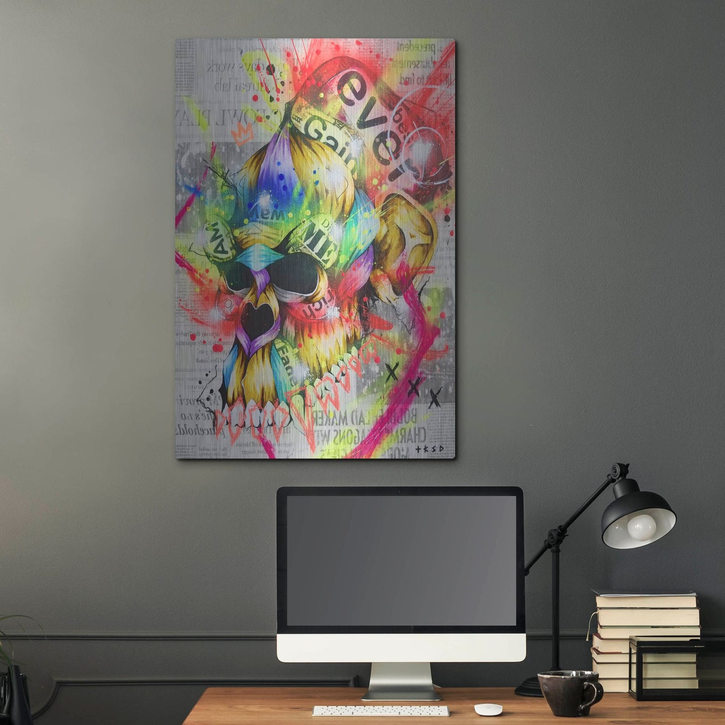 Luxe Metal Art 'Fall 3' by Taka Sudo, Metal Wall Art,24x36