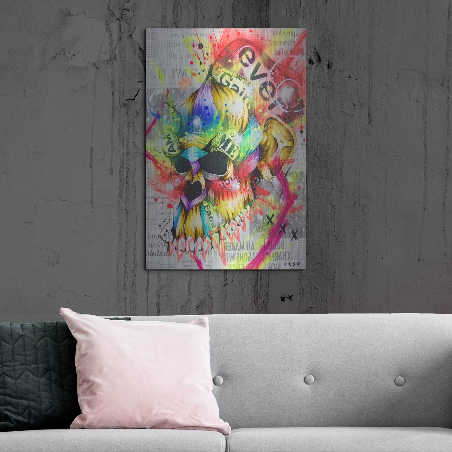 Luxe Metal Art 'Fall 3' by Taka Sudo, Metal Wall Art,24x36