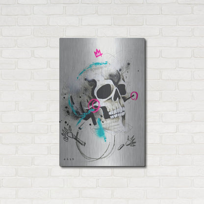 Luxe Metal Art 'Untitled 1' by Taka Sudo, Metal Wall Art,24x36