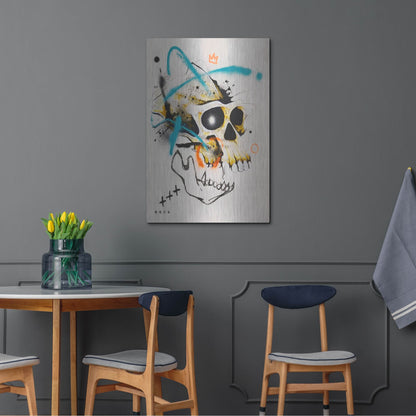 Luxe Metal Art 'Untitled 2' by Taka Sudo, Metal Wall Art,24x36