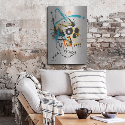 Luxe Metal Art 'Untitled 2' by Taka Sudo, Metal Wall Art,24x36