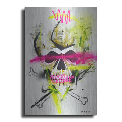 Luxe Metal Art 'Untitled 3' by Taka Sudo, Metal Wall Art