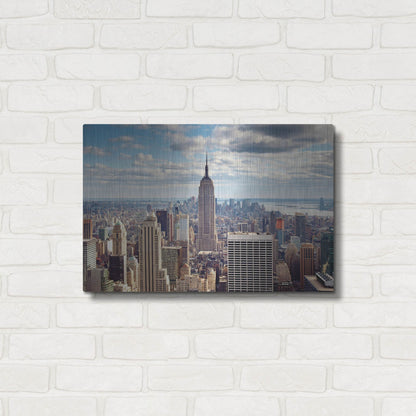 Luxe Metal Art 'NYC The Empire' by Nina Papiorek, Metal Wall Art,24x16