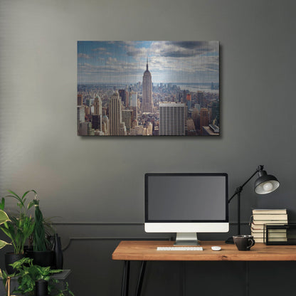 Luxe Metal Art 'NYC The Empire' by Nina Papiorek, Metal Wall Art,36x24