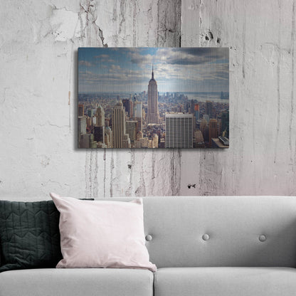 Luxe Metal Art 'NYC The Empire' by Nina Papiorek, Metal Wall Art,36x24