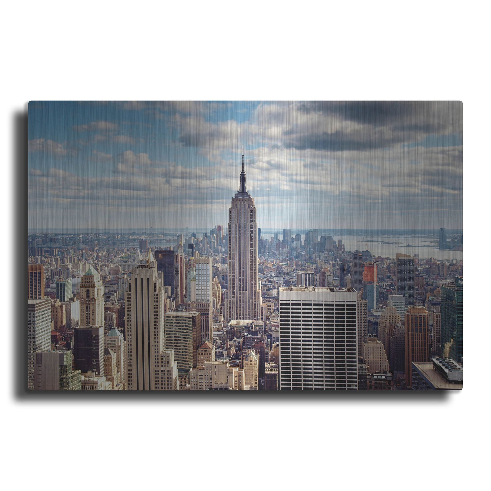 Luxe Metal Art 'NYC The Empire' by Nina Papiorek, Metal Wall Art