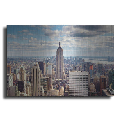 Luxe Metal Art 'NYC The Empire' by Nina Papiorek, Metal Wall Art