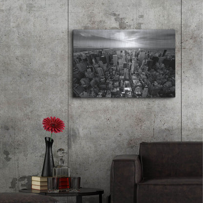 Luxe Metal Art 'NYC Uptown' by Nina Papiorek, Metal Wall Art,36x24