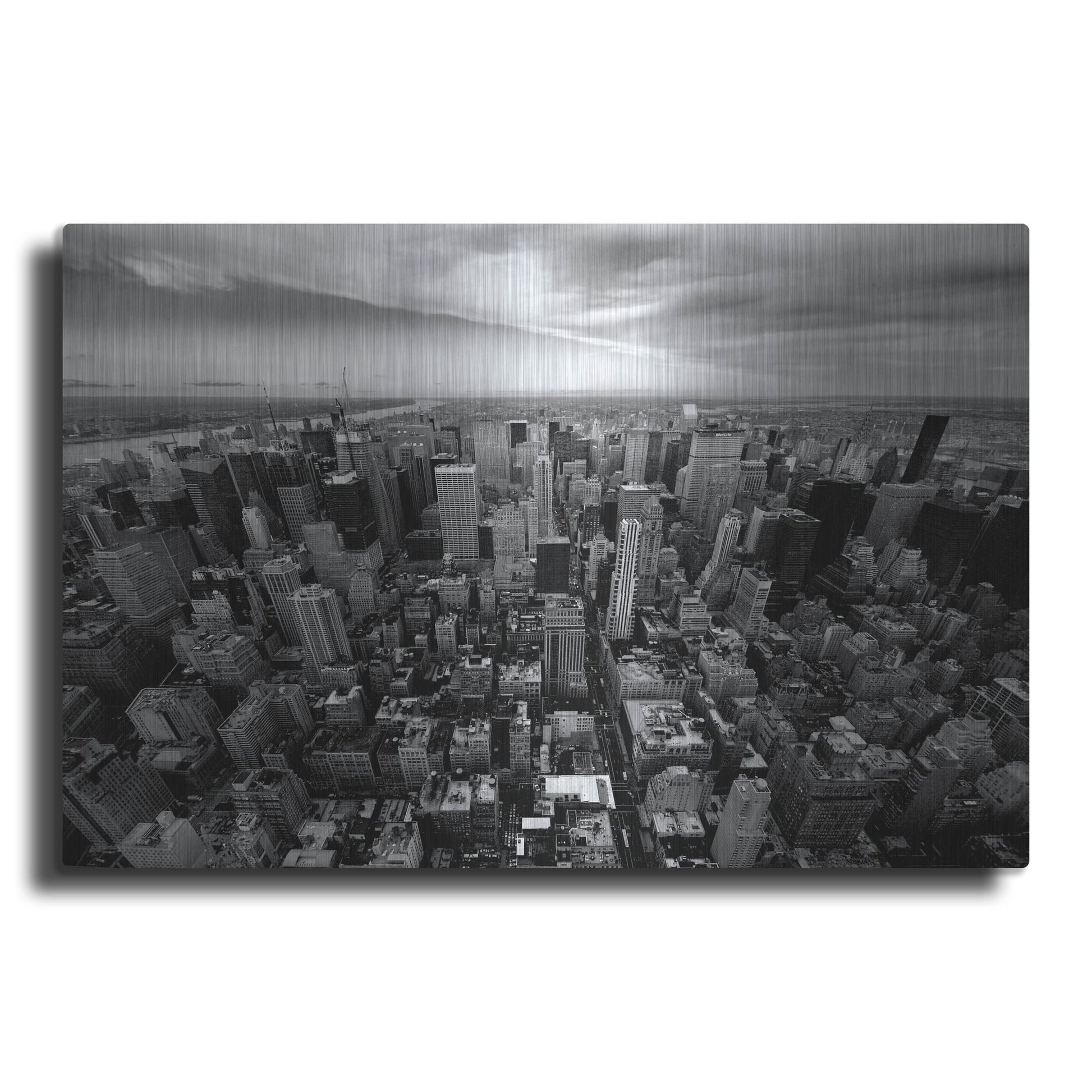 Luxe Metal Art 'NYC Uptown' by Nina Papiorek, Metal Wall Art