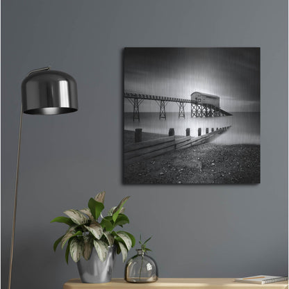 Luxe Metal Art 'Selsey Lifeboat Station II' by Nina Papiorek, Metal Wall Art,24x24