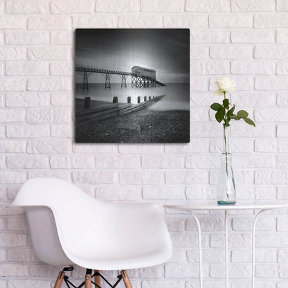 Luxe Metal Art 'Selsey Lifeboat Station II' by Nina Papiorek, Metal Wall Art,24x24