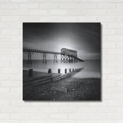 Luxe Metal Art 'Selsey Lifeboat Station II' by Nina Papiorek, Metal Wall Art,36x36