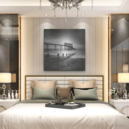 Luxe Metal Art 'Selsey Lifeboat Station II' by Nina Papiorek, Metal Wall Art,36x36