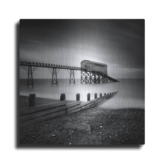 Luxe Metal Art 'Selsey Lifeboat Station II' by Nina Papiorek, Metal Wall Art