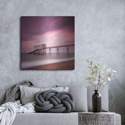 Luxe Metal Art 'Selsey Lifeboat Station' by Nina Papiorek, Metal Wall Art,36x36