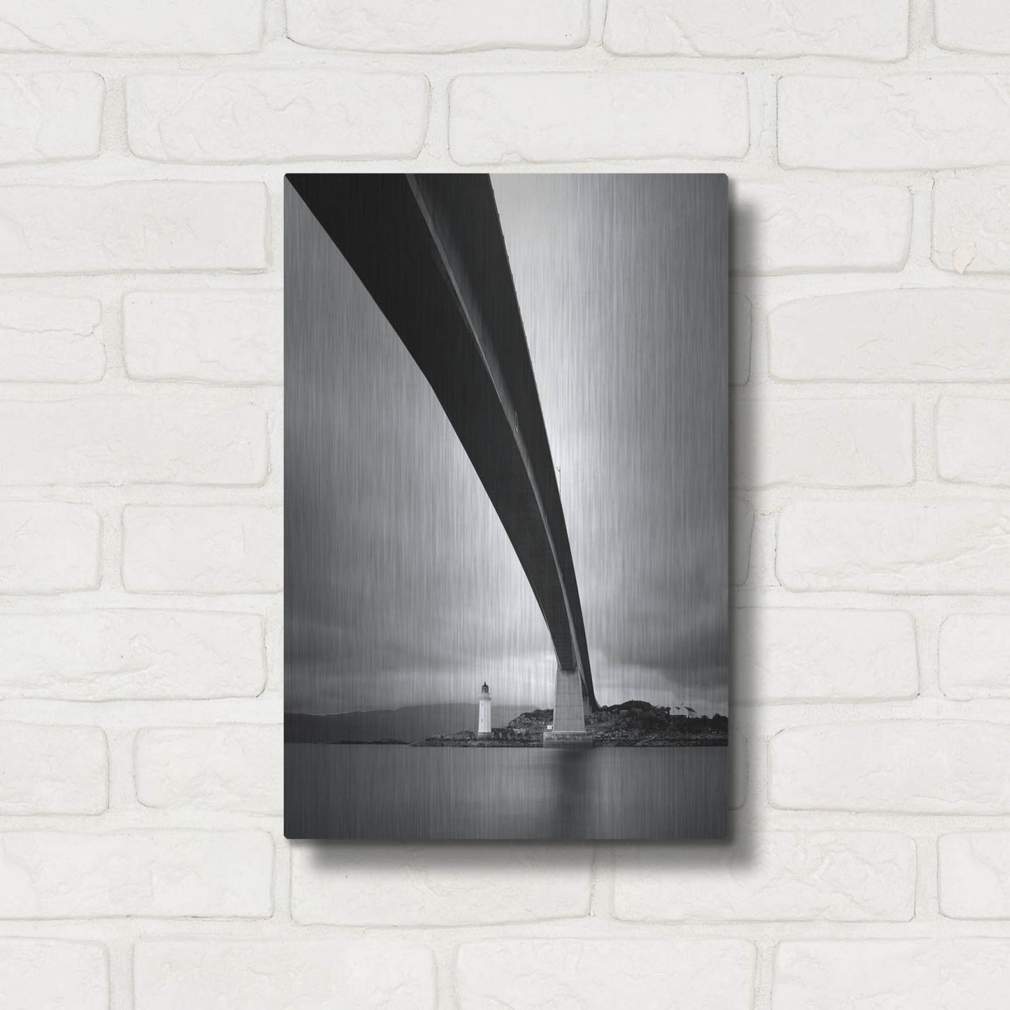 Luxe Metal Art 'Skye Bridge' by Nina Papiorek, Metal Wall Art,12x16