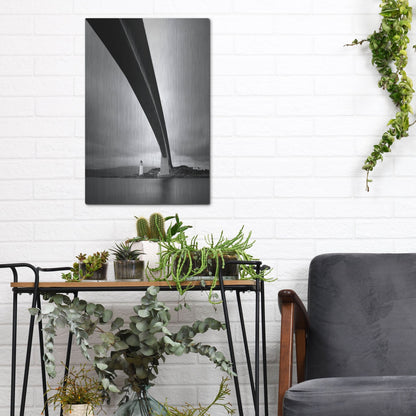 Luxe Metal Art 'Skye Bridge' by Nina Papiorek, Metal Wall Art,12x16