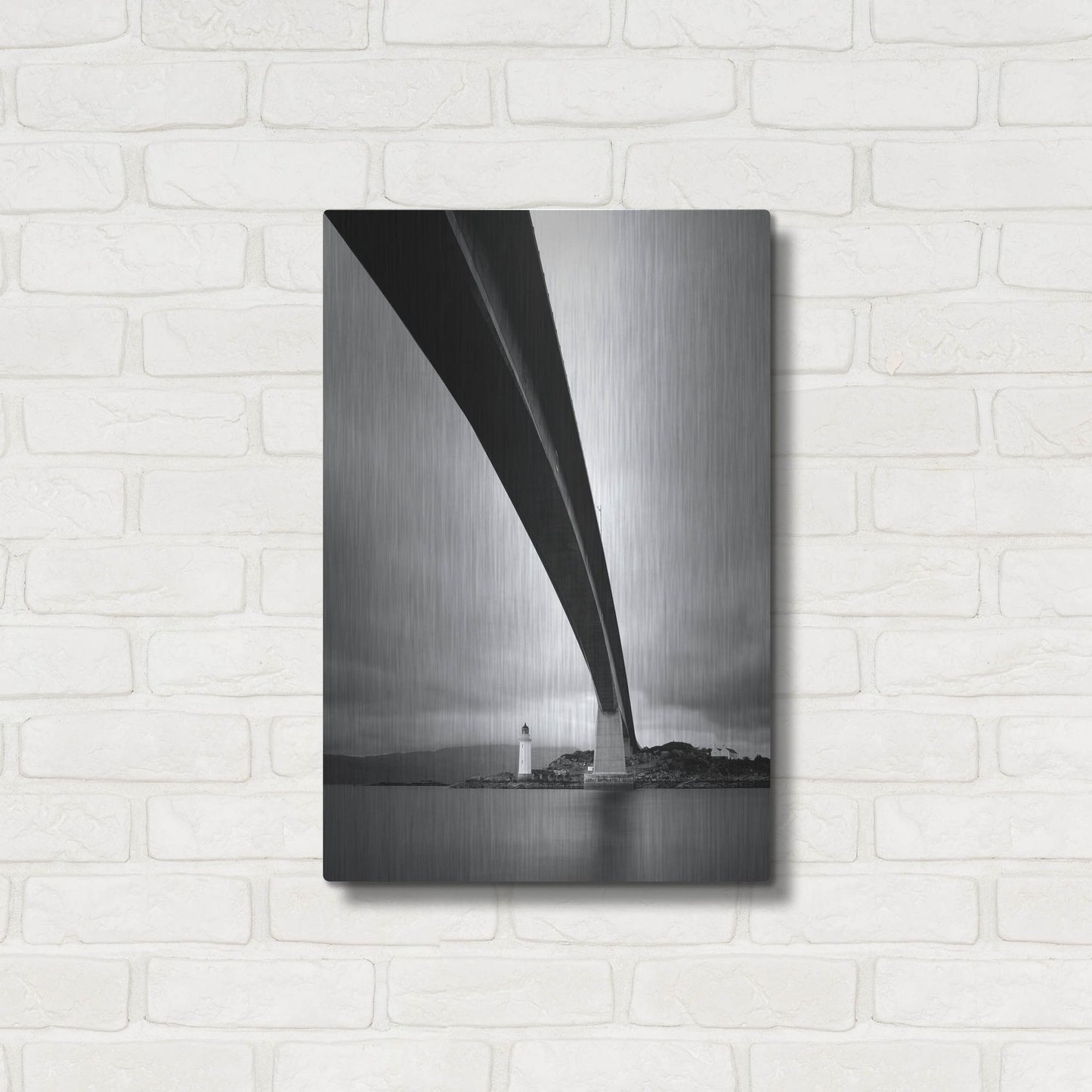 Luxe Metal Art 'Skye Bridge' by Nina Papiorek, Metal Wall Art,16x24