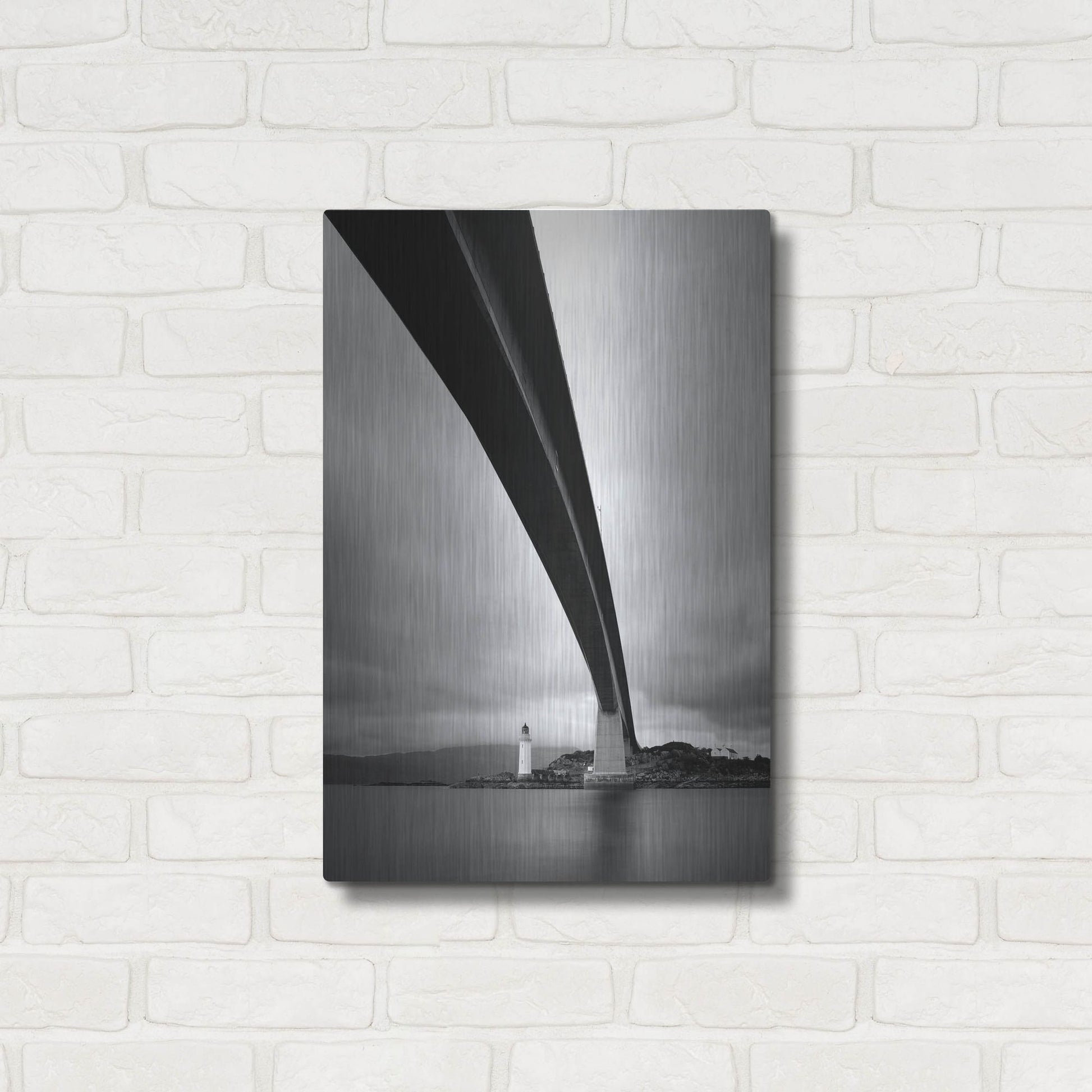 Luxe Metal Art 'Skye Bridge' by Nina Papiorek, Metal Wall Art,16x24