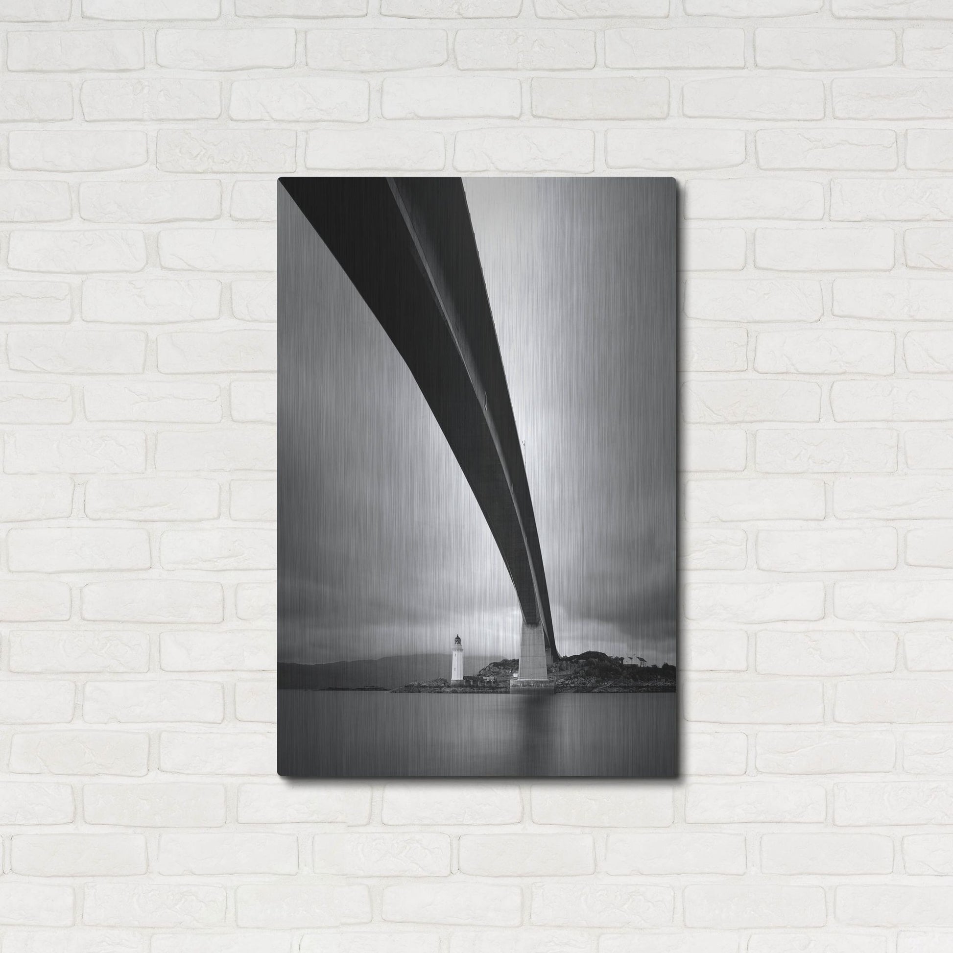 Luxe Metal Art 'Skye Bridge' by Nina Papiorek, Metal Wall Art,24x36