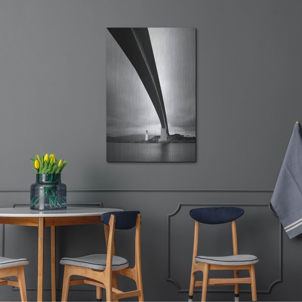 'Skye Bridge' by Nina Papiorek – Metal Wall Art, 24x36 room view