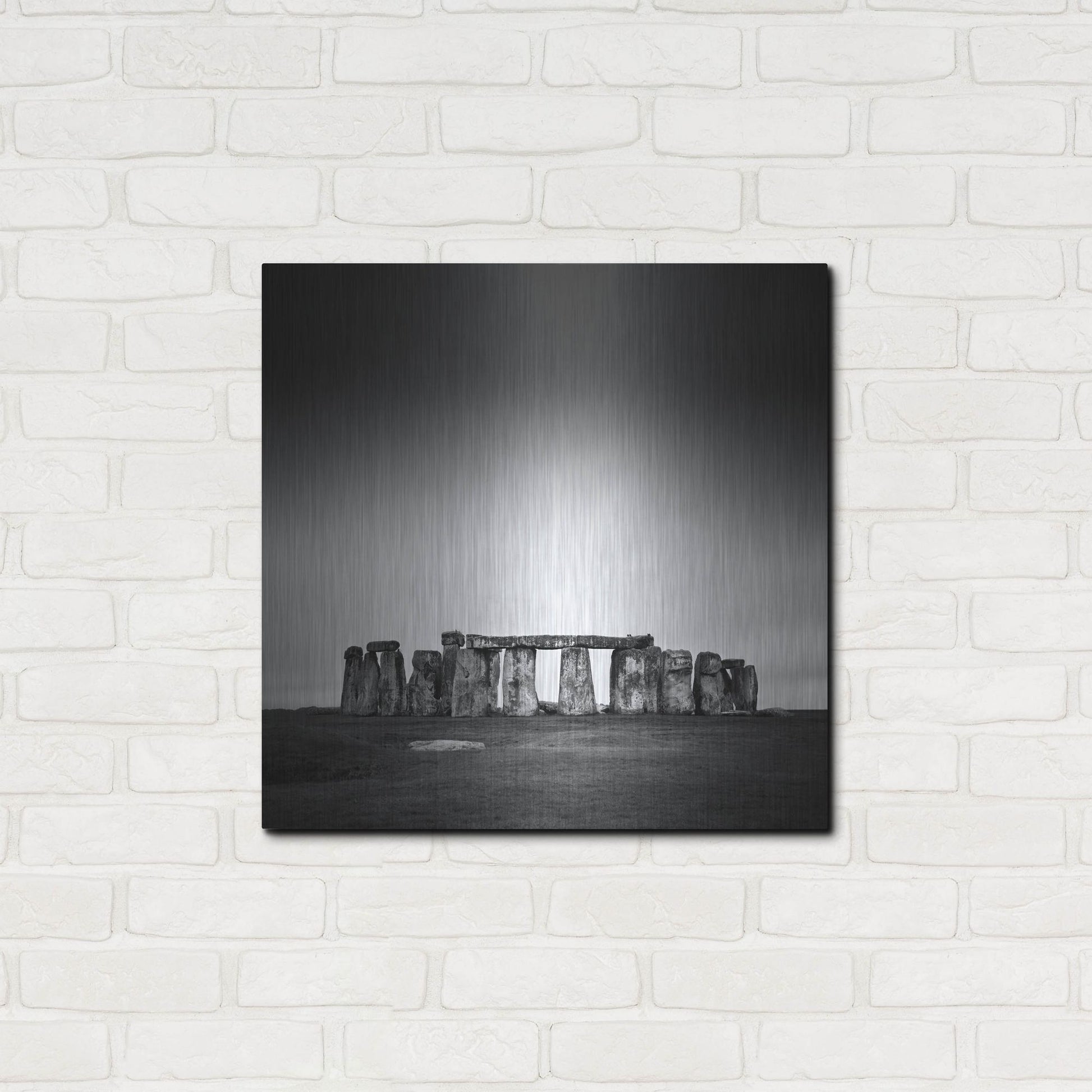 Luxe Metal Art 'Stonehenge' by Nina Papiorek, Metal Wall Art,24x24