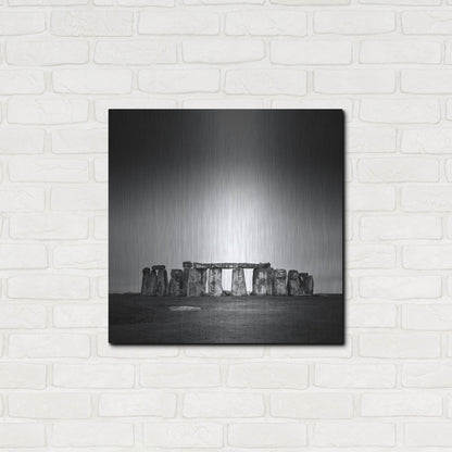 Luxe Metal Art 'Stonehenge' by Nina Papiorek, Metal Wall Art,24x24