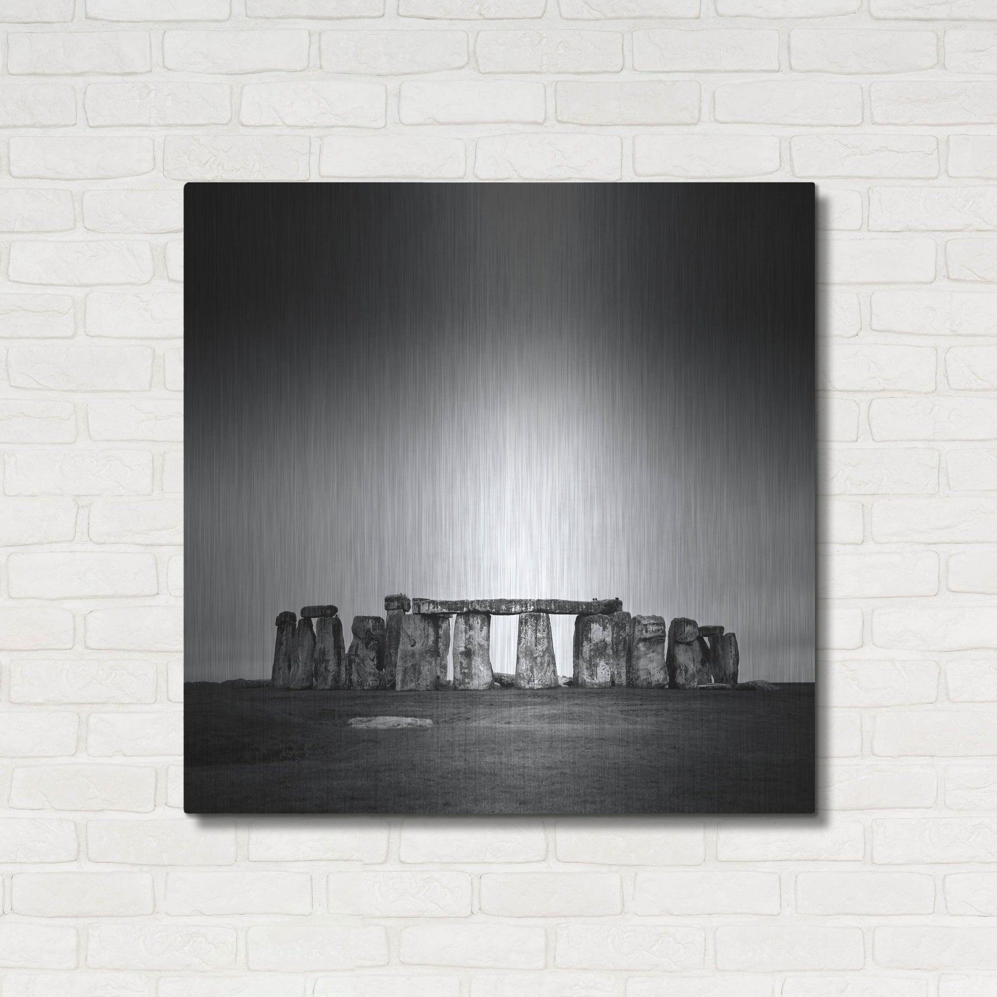 Luxe Metal Art 'Stonehenge' by Nina Papiorek, Metal Wall Art,36x36